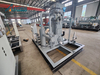 Compresor de gas amoniaco modular de transferencia de tanque sin aceite de 90 m³/h
