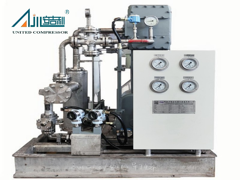Fabricante de compresores alternativos de gas químico sin aceite