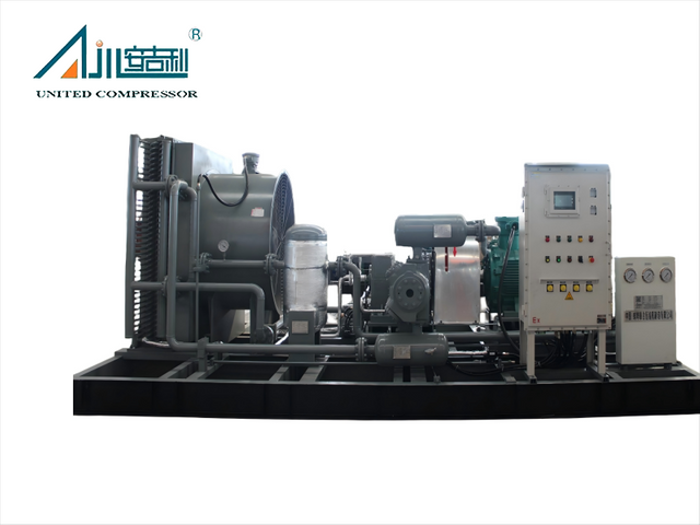 Compresor de pistón de gas natural industrial para proyectos energéticos