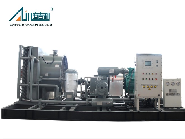 Compresor de pistón de GNC de gas natural industrial para proyectos energéticos